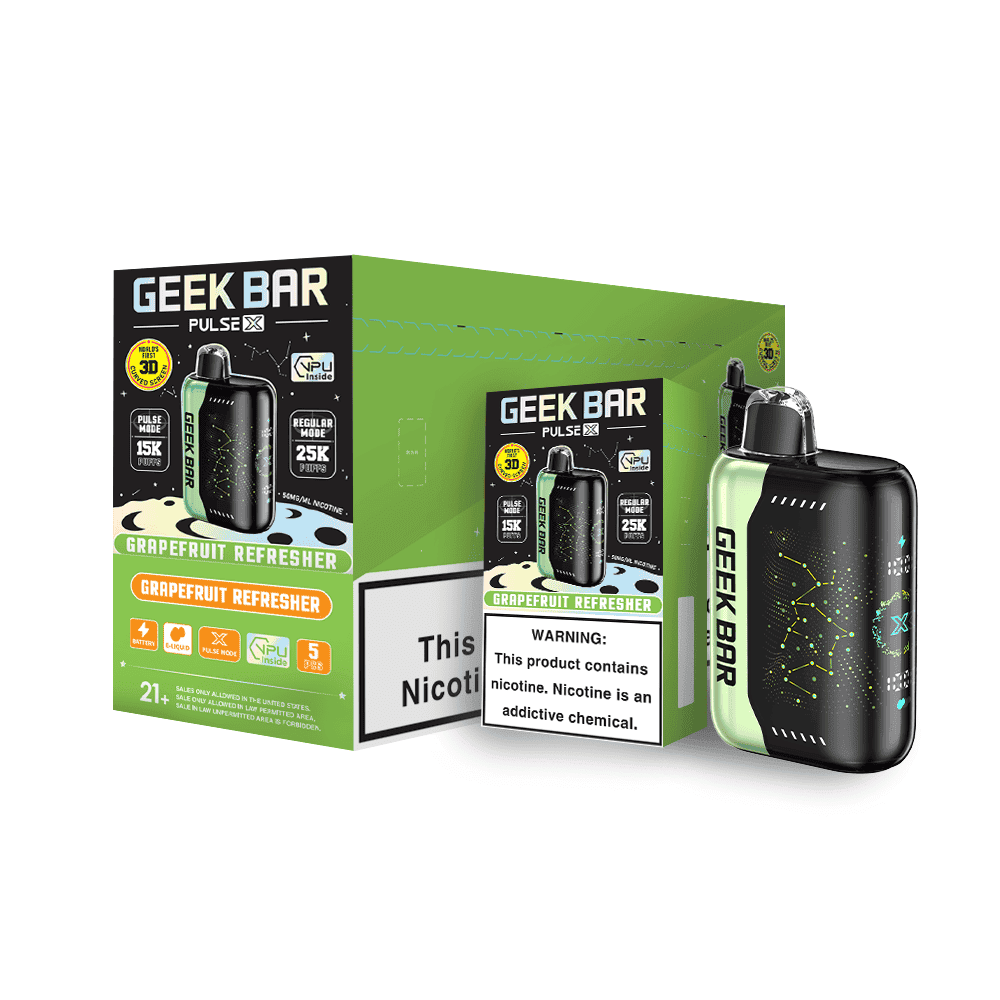 Geek Bar Pulse X 25000 Disposable Vape - Black Coral Wholesale